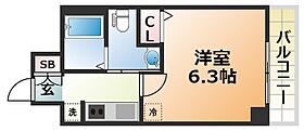 エステムプラザ神戸三宮ルクシア  ｜ 兵庫県神戸市中央区御幸通3丁目（賃貸マンション1K・9階・21.12㎡） その2