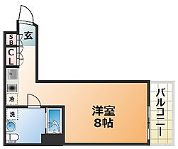 エルーテ  ｜ 兵庫県神戸市灘区城内通5丁目（賃貸マンション1K・5階・28.31㎡） その2