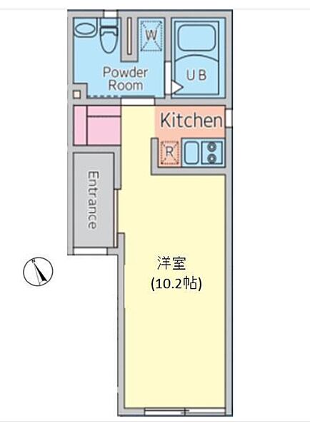 ルーナクレシェンテ早稲田 202｜東京都新宿区早稲田鶴巻町(賃貸マンション1K・2階・24.55㎡)の写真 その2