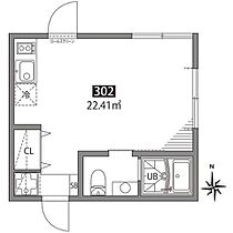 グランエッグス四谷S 302 ｜ 東京都新宿区舟町13-70（賃貸アパート1R・3階・22.41㎡） その2