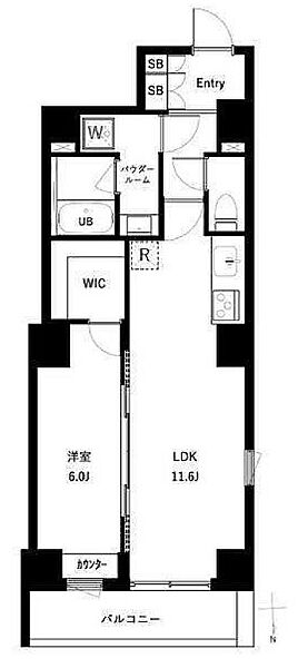 アーバンパーク亀戸II 802｜東京都江東区亀戸５丁目(賃貸マンション1LDK・8階・46.63㎡)の写真 その2
