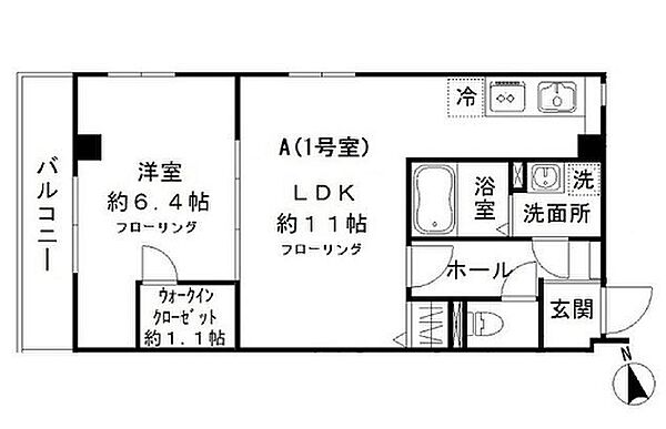 レッドウィング 301｜東京都台東区今戸２丁目(賃貸マンション1LDK・3階・42.03㎡)の写真 その2