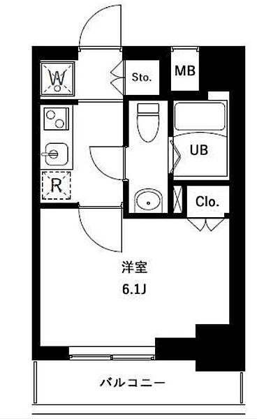 アーバンパークお花茶屋 1404｜東京都葛飾区宝町１丁目(賃貸マンション1K・14階・21.00㎡)の写真 その2