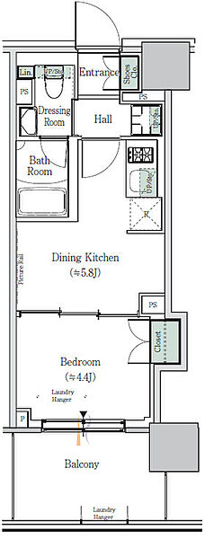 ＯＮＥ　ＲＯＯＦ　ＲＥＳＩＤＥＮＣＥ　ＮＩＳＨＩＮＩＰＰＯＲ 806｜東京都荒川区西日暮里５丁目(賃貸マンション1DK・8階・25.96㎡)の写真 その2