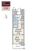 クレストコート町屋 504 ｜ 東京都荒川区荒川７丁目16-1（賃貸マンション1DK・5階・25.92㎡） その2