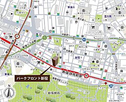 パークフロント新宿 702 ｜ 東京都新宿区新宿２丁目8-4（賃貸マンション1LDK・7階・31.84㎡） その11