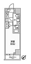 ジェノヴィア浅草Vスカイガーデン 306 ｜ 東京都台東区浅草５丁目34-4（賃貸マンション1K・3階・25.50㎡） その2