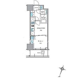 ルフォンプログレ渋谷ヒルトップ 1DKの間取図画像