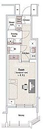 渋谷区本町3丁目マンション 1Kの間取図画像