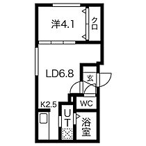 La Felice 北30条(ラ・フェリーチェ 405 ｜ 北海道札幌市北区北三十条西4丁目2-20（賃貸マンション1LDK・4階・30.67㎡） その2