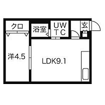 北海道札幌市東区北十六条東15丁目3-5（賃貸マンション1LDK・4階・31.02㎡） その2