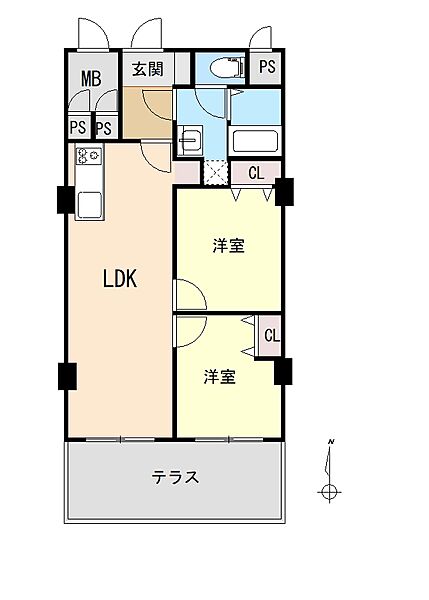 間取りを拡大表示