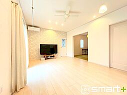 龍ケ崎市 栄町 中古戸建て 4SLDKのリビング/ダイニング