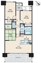 ルネサンス梅郷駅前 3LDKの間取図画像