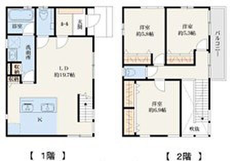 間取りを拡大表示