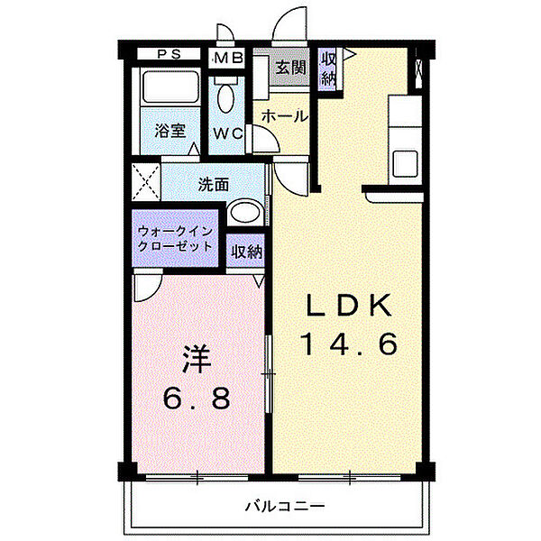 メゾン・ド・ミキPartI ｜大阪府松原市天美西4丁目(賃貸マンション1LDK・2階・50.15㎡)の写真 その2