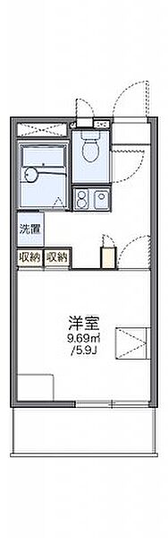 レオパレスソフィア 105｜大阪府羽曳野市島泉8丁目(賃貸マンション1K・1階・20.28㎡)の写真 その2