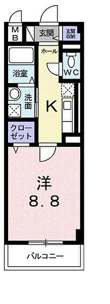 カザ・カンフォーラ 302｜大阪府堺市北区中百舌鳥町5丁(賃貸マンション1K・3階・31.73㎡)の写真 その2