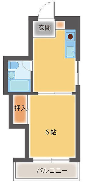 プレアール恵我之荘 ｜大阪府羽曳野市南恵我之荘1丁目(賃貸マンション1K・1階・20.36㎡)の写真 その2