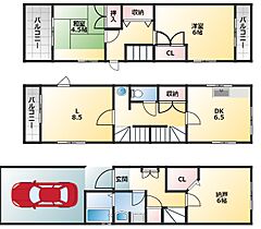 船堂町2丁戸建  ｜ 大阪府堺市北区船堂町2丁（賃貸一戸建3LDK・1階・96.05㎡） その2