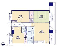 ライオンズプラザ西所沢 3LDKの間取図画像
