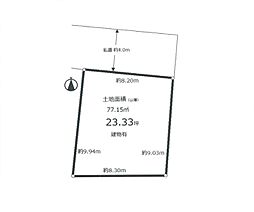 物件画像 板橋区赤塚2丁目 土地　全1区画