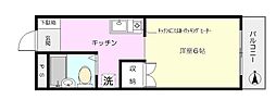アークハイツ ワンルームの間取図画像