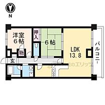 フレンド・ワンIII 103 ｜ 滋賀県大津市錦織２丁目（賃貸マンション2LDK・1階・58.60㎡） その2