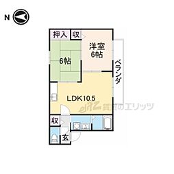 エスペランサ 2LDKの間取図画像