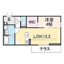 滋賀県大津市大江１丁目（賃貸アパート1LDK・2階・41.86㎡） その2