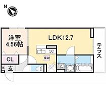 Ｔｈｅ　Ｂｏｎｄｓ　北中小路 103 ｜ 滋賀県栗東市北中小路（賃貸アパート1LDK・1階・41.86㎡） その2