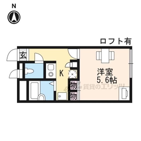 レオパレスグリーンエコー彦根 206｜滋賀県彦根市和田町(賃貸アパート1K・2階・20.28㎡)の写真 その2