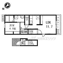 アミティハイツIII 203 ｜ 滋賀県米原市梅ケ原（賃貸アパート1LDK・2階・40.09㎡） その2