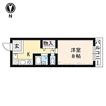 ｓｕｎｄａｎｃｅ 106 ｜ 滋賀県草津市追分２丁目（賃貸マンション1K・1階・25.20㎡） その2