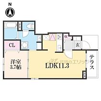 ラウレア彦根II 102 ｜ 滋賀県彦根市古沢町（賃貸アパート1LDK・1階・37.13㎡） その2