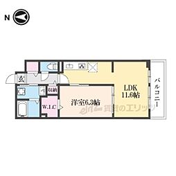 間取図画像 1LDK