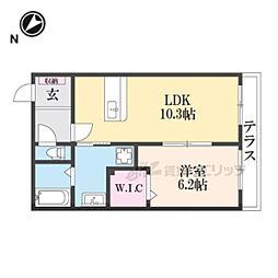 LINNEA MIKUMO 1階1LDKの間取り