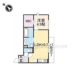 Ｌａ　Ｌｕｃｅ 3階1LDKの間取り