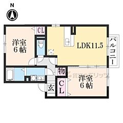物件の間取り