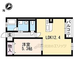 Anesis守山 1LDKの間取図画像