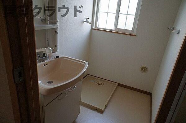 画像10:スペースが確保できる洗面所です