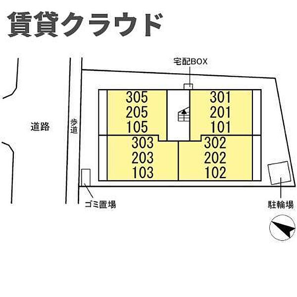 仮）D-room末広2丁目 202｜千葉県千葉市中央区末広2丁目(賃貸アパート1LDK・2階・34.57㎡)の写真 その3