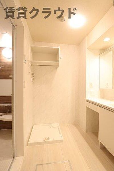 画像17:ゆったりとスペースのある洗面所