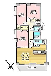 間取図画像 3LDK
