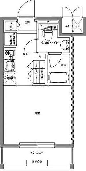 パティーナ川崎南 505｜神奈川県川崎市川崎区貝塚２丁目(賃貸マンション1K・5階・22.05㎡)の写真 その2