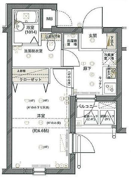 フォルトゥナ小石川 304｜東京都文京区小石川５丁目(賃貸マンション1K・3階・23.90㎡)の写真 その2