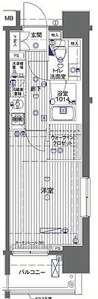 ル・リオン豊洲ウォーターフロント 901｜東京都江東区東雲１丁目(賃貸マンション1K・9階・25.35㎡)の写真 その2