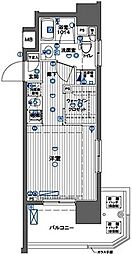ル・リオン豊洲ウォーターフロント 1Kの間取図画像