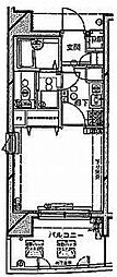 シンシア大森本町 1Kの間取図画像