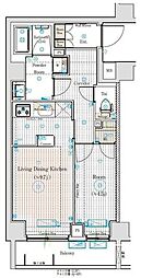 ブライズフォルム墨田 1LDKの間取図画像